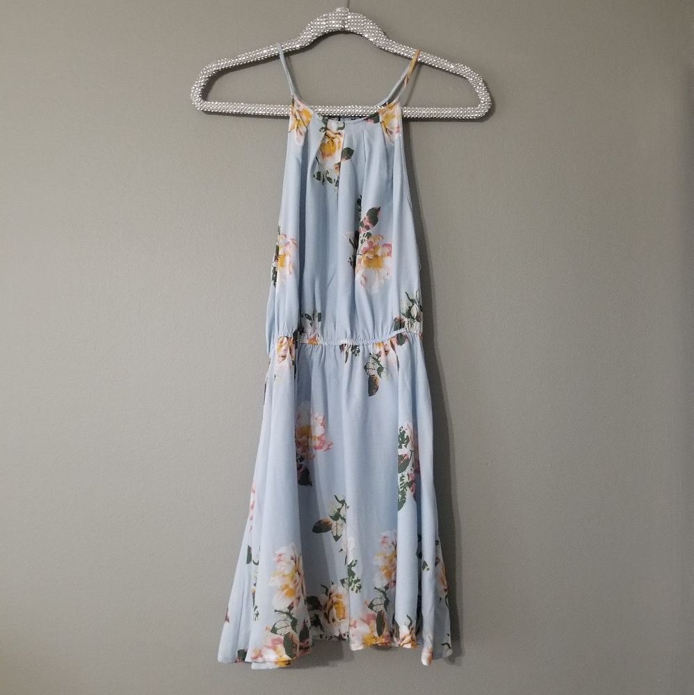 J for Justify floral print mini dress M